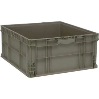 Image for Quantum Storage Systems® Gray Stackers Heavy-Duty Straight Wall Stacking Container 24x22-1/2x11 from HD Supply
