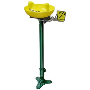Image for SPEAKMAN® Traditional Series Pedestal Mount Emergency Eyewash With Plastic Bowl from HD Supply