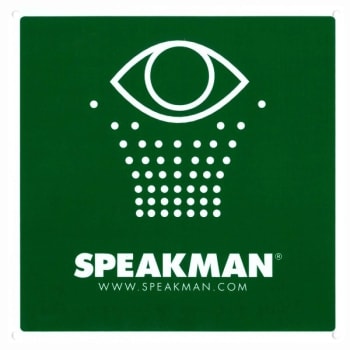 Image for SPEAKMAN® Emergency Eyewash Safety Sign from HD Supply