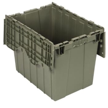 Image for Quantum Storage Systems® Gray Attached Top Distribution Containers 21-1/2x15-1/4x17-1/4 Inch from HD Supply