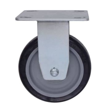 Image for Quantum Storage Systems® Metal One Rigid 5x1-1/4 Thermoplastic Resin Caster from HD Supply