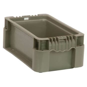 Image for Quantum Storage Systems® Gray Stackers Heavy-Duty Straight Wall Stacking Container 12x7-1/2x5 from HD Supply
