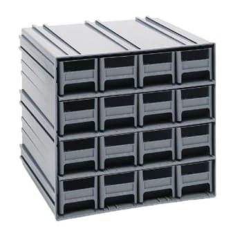 Image for Quantum Storage Systems® 11-3/8 x 11-3/4 x 11 In Interlocking Storage Cabinets (Gray) from HD Supply