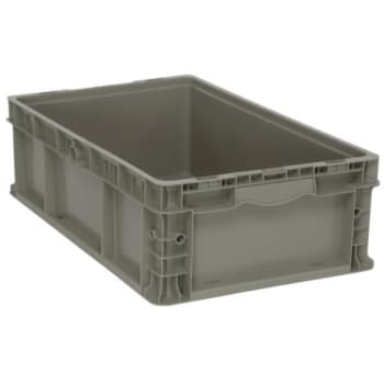 Image for Quantum Storage Systems® Gray Stackers Heavy-Duty Straight Wall Stacking Container 24x15x7-1/2 from HD Supply