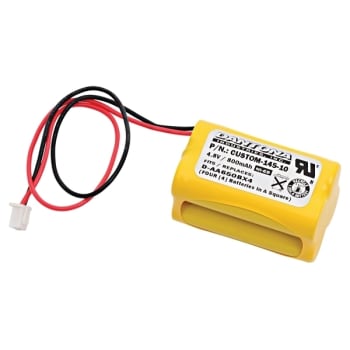 Image for Dantona® 4.8 Volt 800 Mah Nickel Cadmium Replacement Emergency Lighting Battery from HD Supply