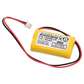Dantona® 2.4 Volt 600 mAh Replacement Emergency Lighting Battery