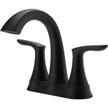 Image for Pfister Modern Single Control Bath Faucet In Matte Black from HD Supply