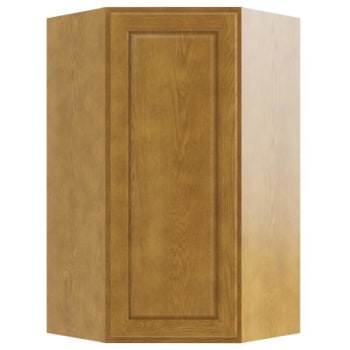 Image for Cnc Cabinetry Country Oak Corner Wall Cabinet 23.875w X 42h from HD Supply