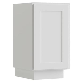 CNC Cabinetry Luxor White Angle Base End Cabinet 12w X 34.5h