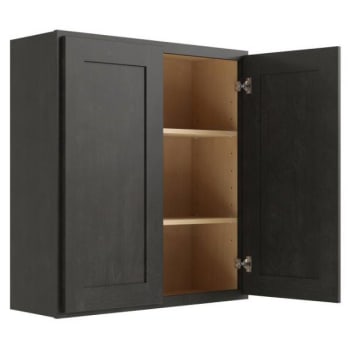 Image for Cnc Cabinetry Luxor Smoky Grey Wall Cabinet 36w X 36h from HD Supply