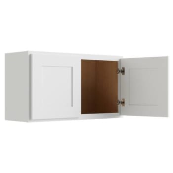 Image for Cnc Cabinetry Luxor White Wall Cabinet 27w X 18h from HD Supply