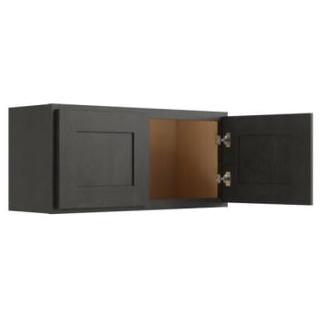 Image for CNC Cabinetry Luxor Smoky Grey Wall Cabinet 24w X 15h from HD Supply