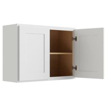 Image for CNC Cabinetry Luxor White Wall Cabinet 27w X 24h from HD Supply