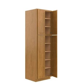 Image for Cnc Cabinetry Country Oak Utility Cabinet 24w X 84h from HD Supply