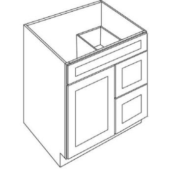 Image for Cnc Cabinetry Country Oak Vanity Base Cabinet 24w X 32.5h from HD Supply