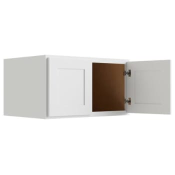 Image for Cnc Cabinetry Luxor White Wall Cabinet, 24 Deep 30w X 18h from HD Supply