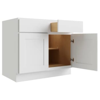 Image for Cnc Cabinetry Luxor White Base Cabinet 39w X 34.5h from HD Supply