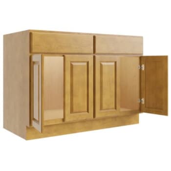 Image for CNC Cabinetry Country Oak Sink Base Cabinet 48w X 34.5h from HD Supply