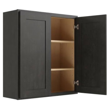 Image for Cnc Cabinetry Luxor Smoky Grey Wall Cabinet 42w X 36h from HD Supply