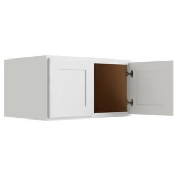 Image for CNC Cabinetry Luxor White Wall Cabinet, 24 Deep 36w X 24h from HD Supply