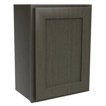 Image for Cnc Cabinetry Luxor Smoky Grey Wall Cabinet 18w X 24h from HD Supply