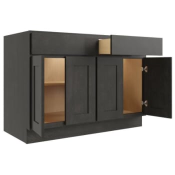 Image for Cnc Cabinetry Luxor Smoky Grey Base Cabinet 42w X 34.5h from HD Supply