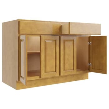 Image for Cnc Cabinetry Country Oak Base Cabinet 48w X 34.5h from HD Supply