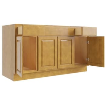 Image for Cnc Cabinetry Country Oak Sink Base Cabinet 60w X 34.5h from HD Supply