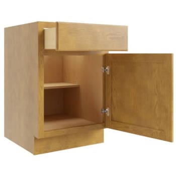 Image for Cnc Cabinetry 9 X 34.5 In. Country Oak Right Base Cabinet (Light Honey) from HD Supply
