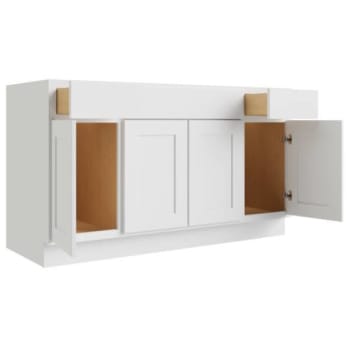 Image for Cnc Cabinetry Luxor White Base Cabinet 48w X 34.5h from HD Supply