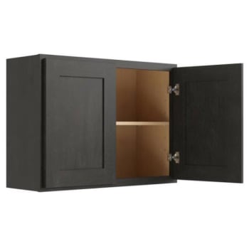 Image for Cnc Cabinetry Luxor Smoky Grey Wall Cabinet 27w X 24h from HD Supply