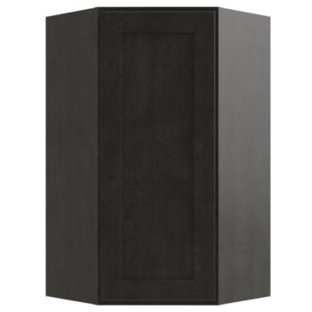 Image for Cnc Cabinetry Luxor Smoky Grey Corner Wall Cabinet 23.875w X 42h from HD Supply