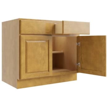 Image for CNC Cabinetry Country Oak Base Cabinet 42w X 34.5h from HD Supply