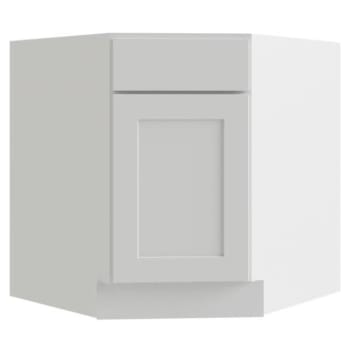 Image for Cnc Cabinetry 32 X 34.5 In. Luxor Right Diagonal Corner Sink Base Cabinet (White) from HD Supply