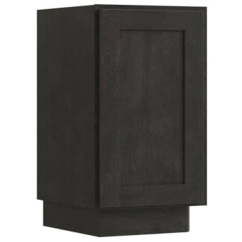 Image for CNC Cabinetry Luxor Smoky Grey Angle Base End Cabinet 12w X 34.5h from HD Supply