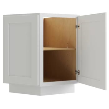 Image for CNC Cabinetry Luxor White Base End Cabinet 24.875w X 34.5h from HD Supply