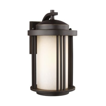 Image for Sea Gull Lighting® Crowell 14.88 In. 1-Light Outdoor Lantern (Antique Bronze) from HD Supply