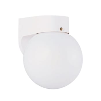 Sea Gull Lighting® Signature 7.25 in. 1-Light Outdoor Lantern (White)