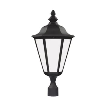Image for Sea Gull Lighting® Brentwood 13 x 25.75 in 1 Light Outdoor LED Post Lantern (Black) from HD Supply