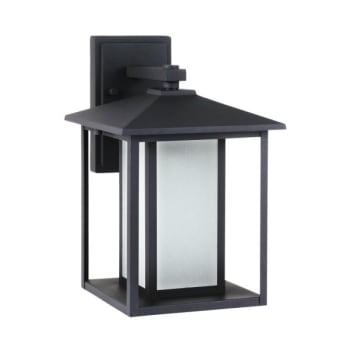 Image for Sea Gull Lighting® Hunnington 9 X 14 In. 1-Light Outdoor Lantern (Black) from HD Supply
