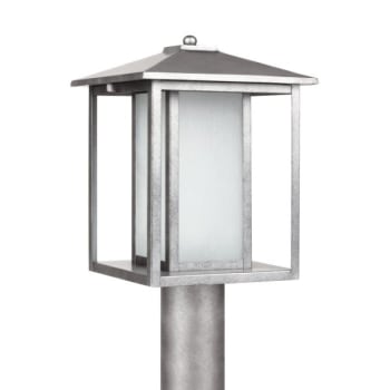 Image for Generation Lighting® Hunnington 15 In. 1-Light Outdoor Lantern (Weathered Pewter) from HD Supply