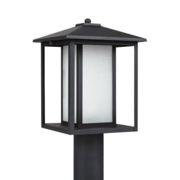 Image for Sea Gull Lighting® Hunnington 9 X 15 In. 1-Light Outdoor Lantern (Black) from HD Supply