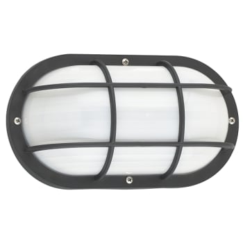 Sea Gull Lighting® Bayside 5 in. 1-Light Outdoor Lantern (Black)