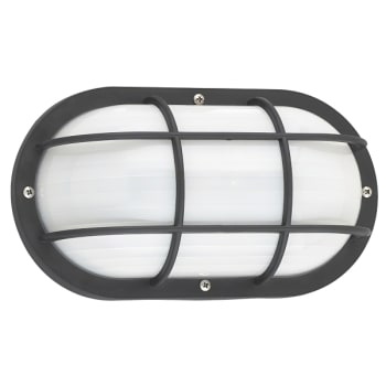Image for Sea Gull Lighting® Bayside 89806EN3-12 10 x 5 in. 1-Light Outdoor Lantern (Black) from HD Supply