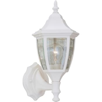 Image for Designers Fountain Builder 7 x 14.25 in. 1-Light Outdoor Lantern (White) from HD Supply