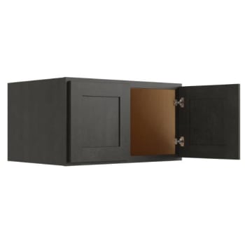 Image for CNC Cabinetry Luxor Smoky Grey Wall Cabinet, 24 Deep 30w X 18h from HD Supply