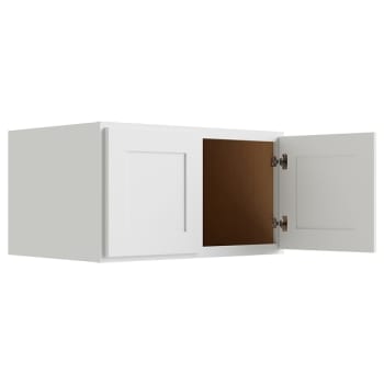 Image for Cnc Cabinetry Luxor White Wall Cabinet, 24 Deep 36w X 15h from HD Supply