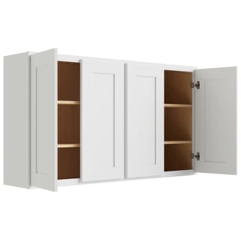 Image for CNC Cabinetry Luxor White Wall Cabinet 48w X 30h from HD Supply