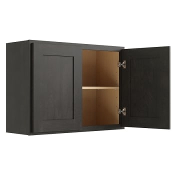Image for Cnc Cabinetry Luxor Smoky Grey Wall Cabinet 33w X 24h from HD Supply