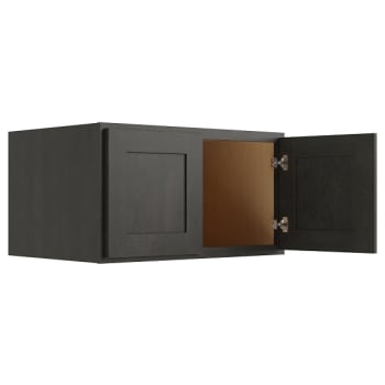 Image for CNC Cabinetry Luxor Smoky Grey Wall Cabinet, 24 Deep 36w X 24h from HD Supply